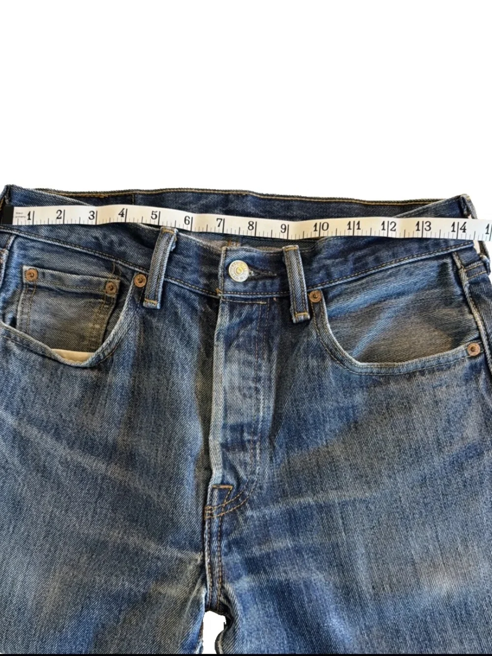 VTG Levis 501 Men’s 29x30 Button Fly Jeans Distressed Grunge Faded Pocket Y2K
